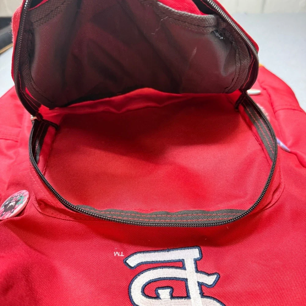 St. Louis Cardinals The Northwest Backpack – Red‎ MLB Bookbag w/ Anime Buttons